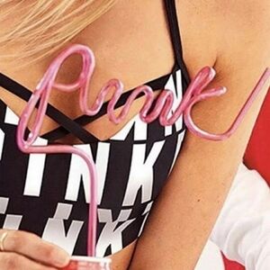 VS/PINK COLLECTABLE "PINK" STRAW